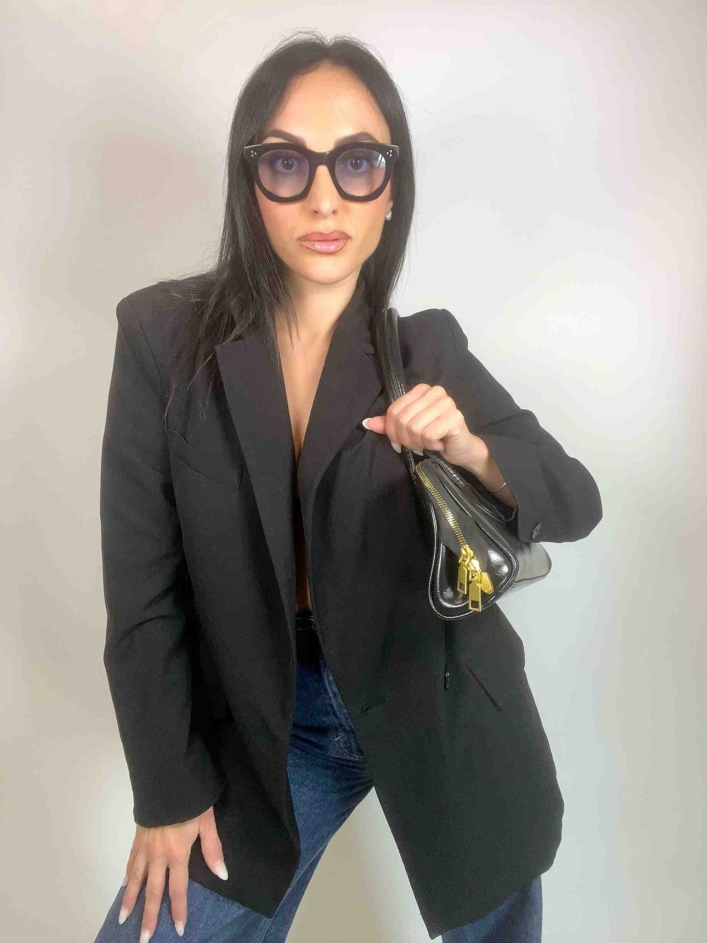 ALAIA BAGUETTE BAG - BLACK