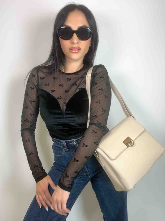 CELINE TOTE VANITY BAG - IVORY