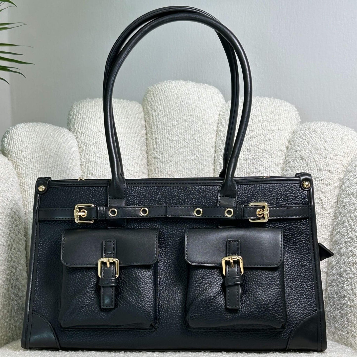 IVY - STRUCTURED BAG BLACK