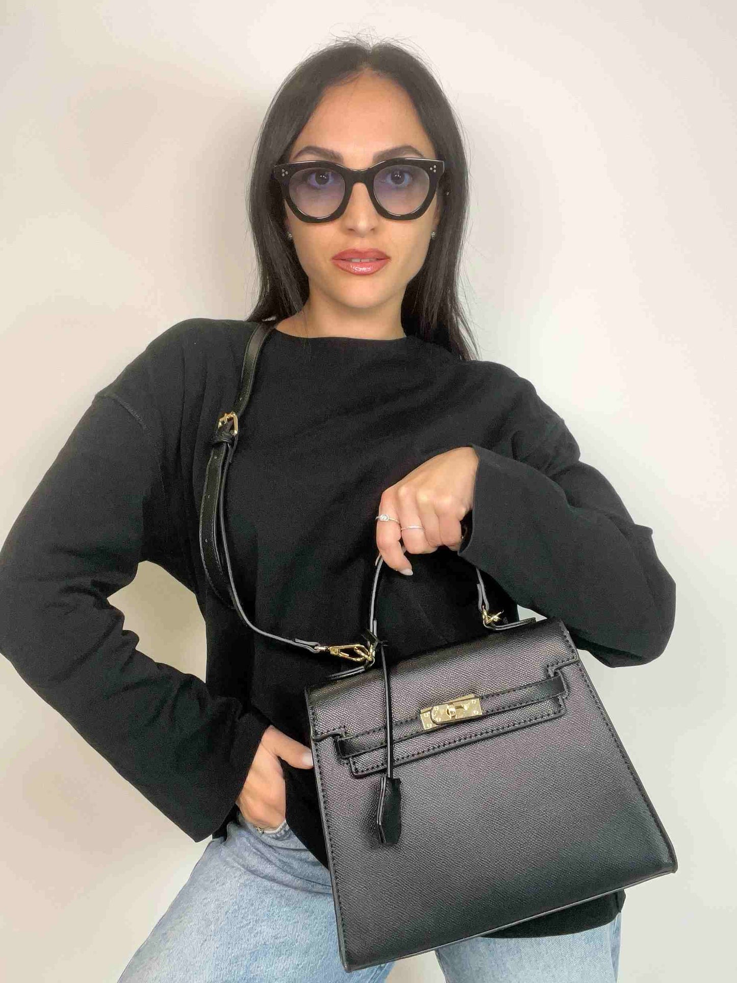 KELLY MIDI BAG - BLACK