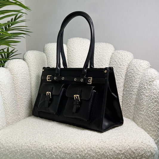 IVY - STRUCTURED BAG BLACK