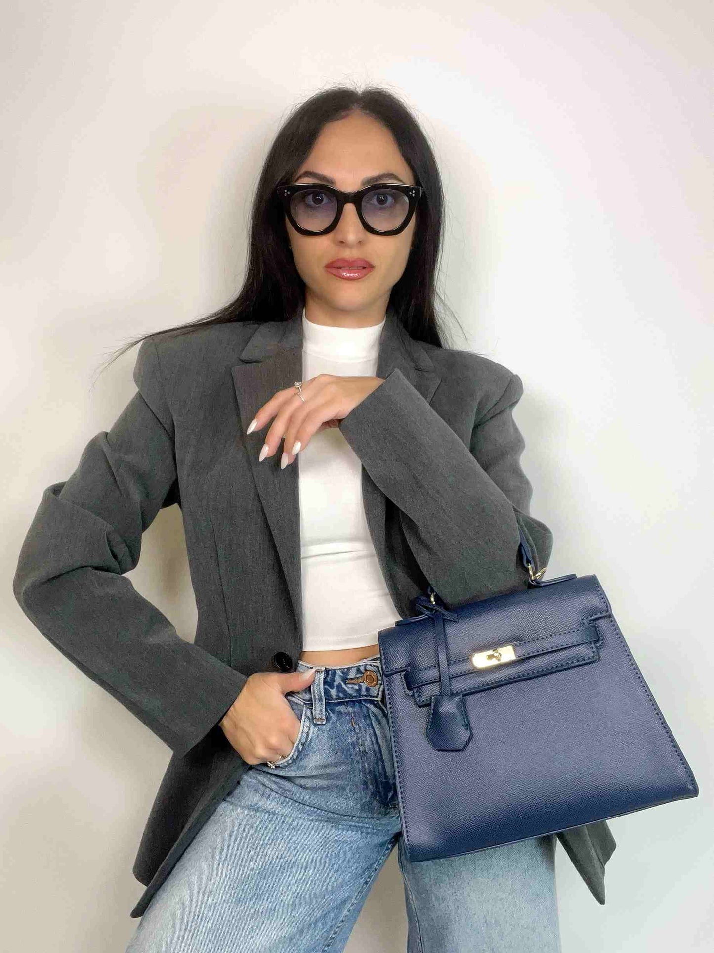 KELLY MIDI BAG - ROYAL BLU