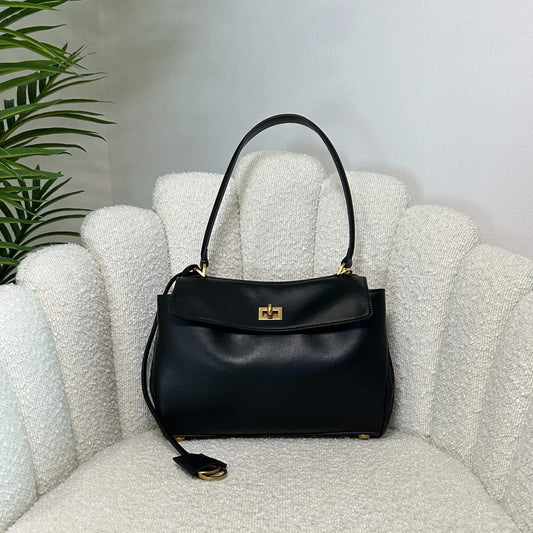 DALLAS MEDIUM - TOP HANDLE BAG BLACK