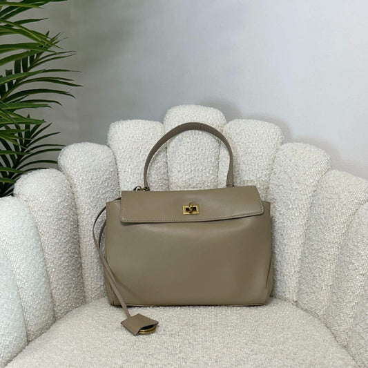 DALLAS MEDIUM - TOP HANDLE BAG TAUPE