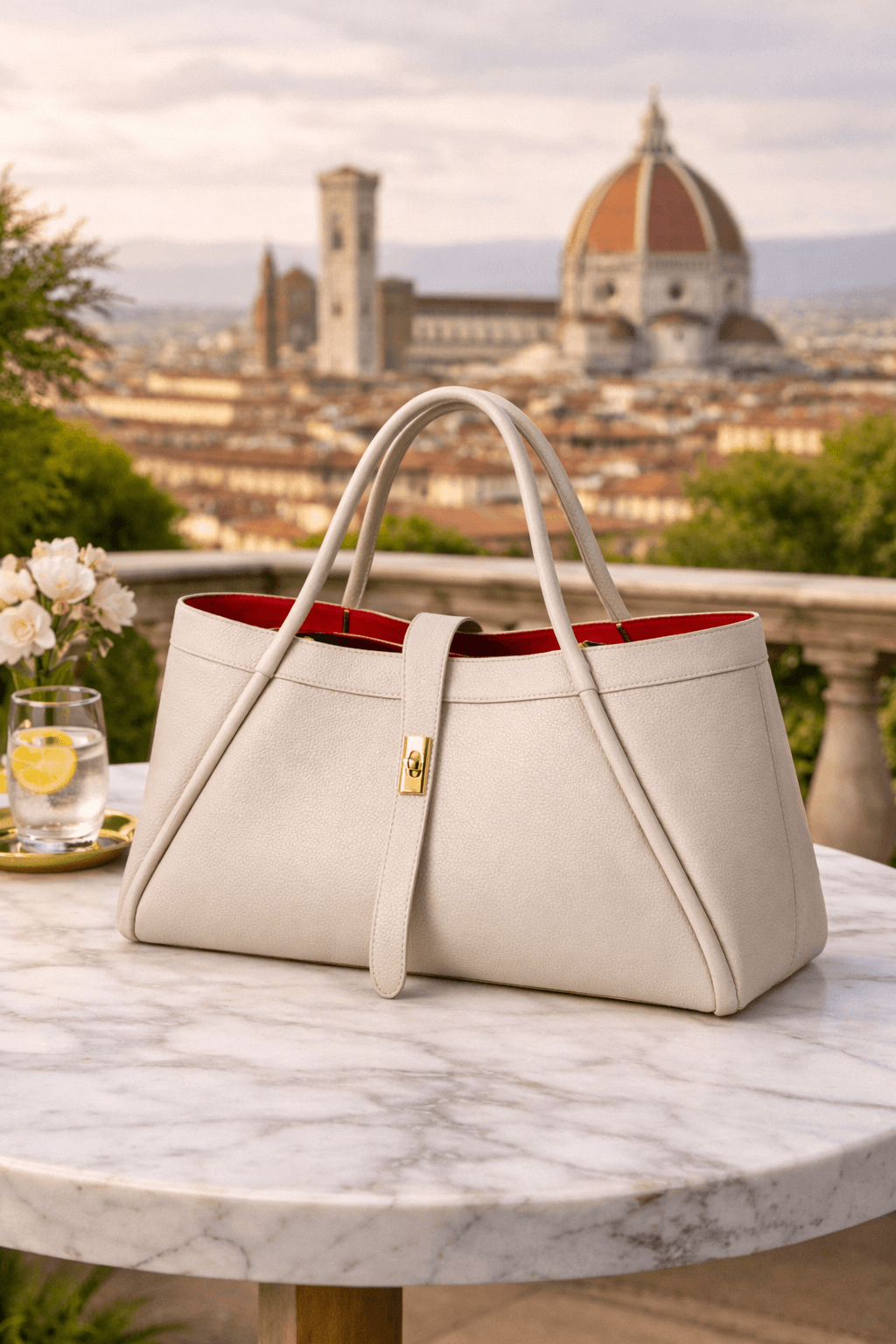 AURA - THE BIG CARRYAL BAG IVORY CREAM
