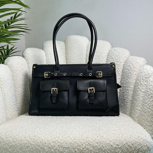 IVY - STRUCTURED BAG BLACK