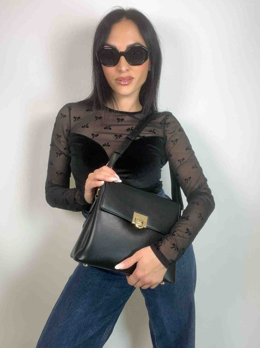 CELINE TOTE VANITY BAG - BLACK