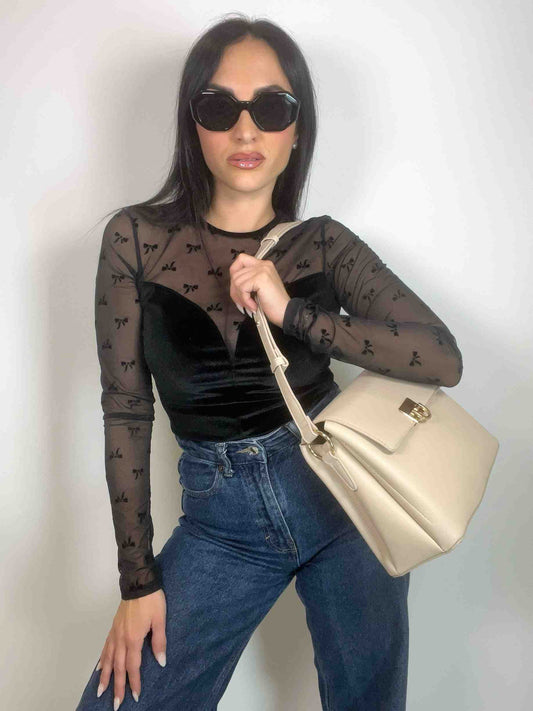 CELINE TOTE VANITY BAG - IVORY