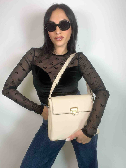 CELINE TOTE VANITY BAG - IVORY