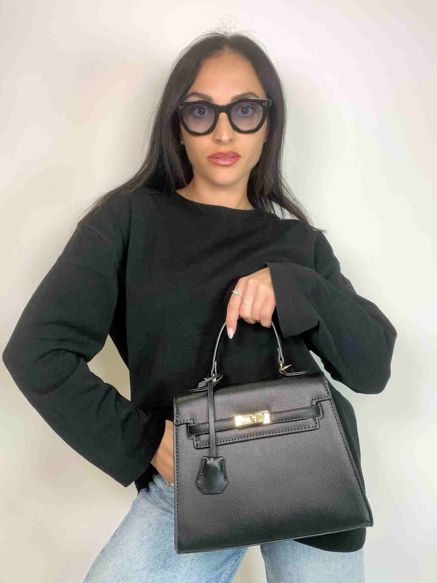 KELLY MIDI BAG - BLACK