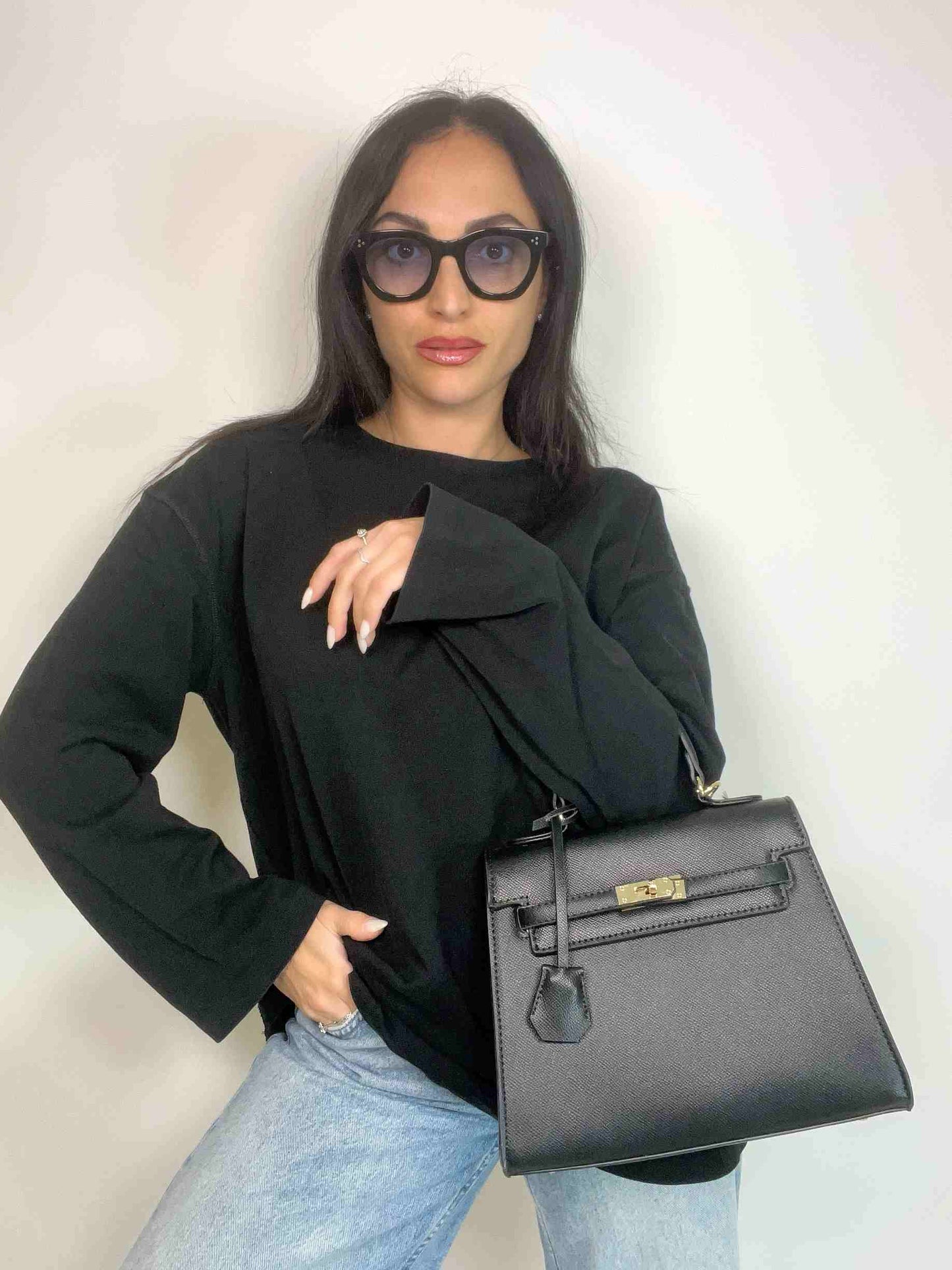 KELLY MIDI BAG - BLACK