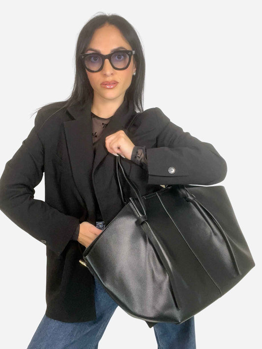 KIM STRUCTURED BAG - BLACK