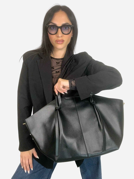 KIM STRUCTURED BAG - BLACK