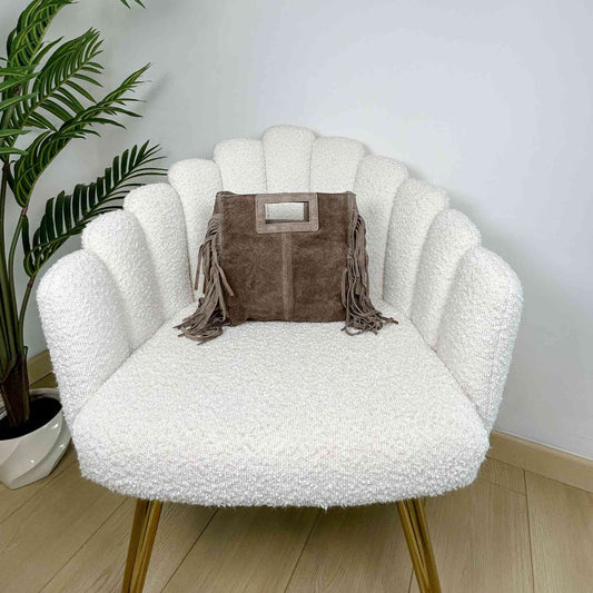 MAYA BOHO FRINGE BAG - SANDSTONE