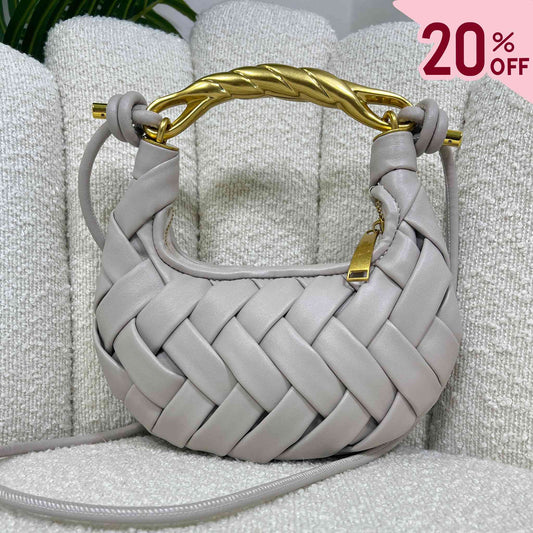 DAPHNE - TWIST HANDLE CHAMPAGNE GREY