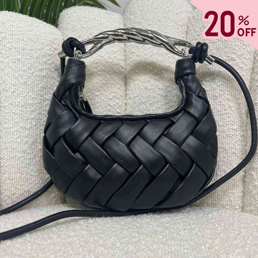 DAPHNE - TWIST HANDLE BLACK SILVER