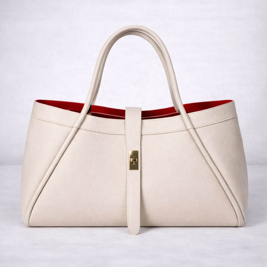 AURA - THE BIG CARRYAL BAG IVORY CREAM
