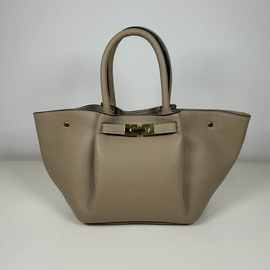 ANAHÍ - MIDI TOTE BAG DARK SAND