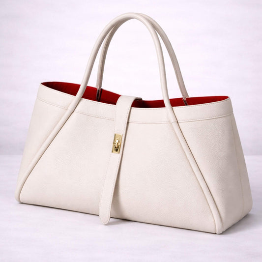 AURA - THE BIG CARRYAL BAG IVORY CREAM